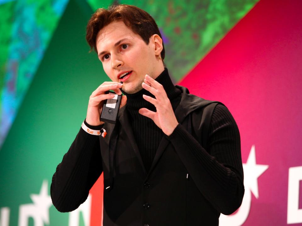 Pavel Durov at the DLD Conference 2012 - Day 3