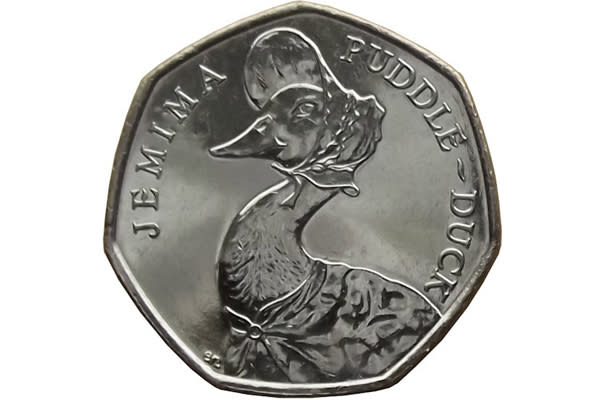 Jemima Puddle Duck 50p (Image: Check Your Change)