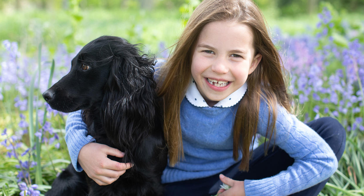 New portraits of Princess Charlotte were released to mark her 7th birthday.  (Duchess of Cambridge/PA)