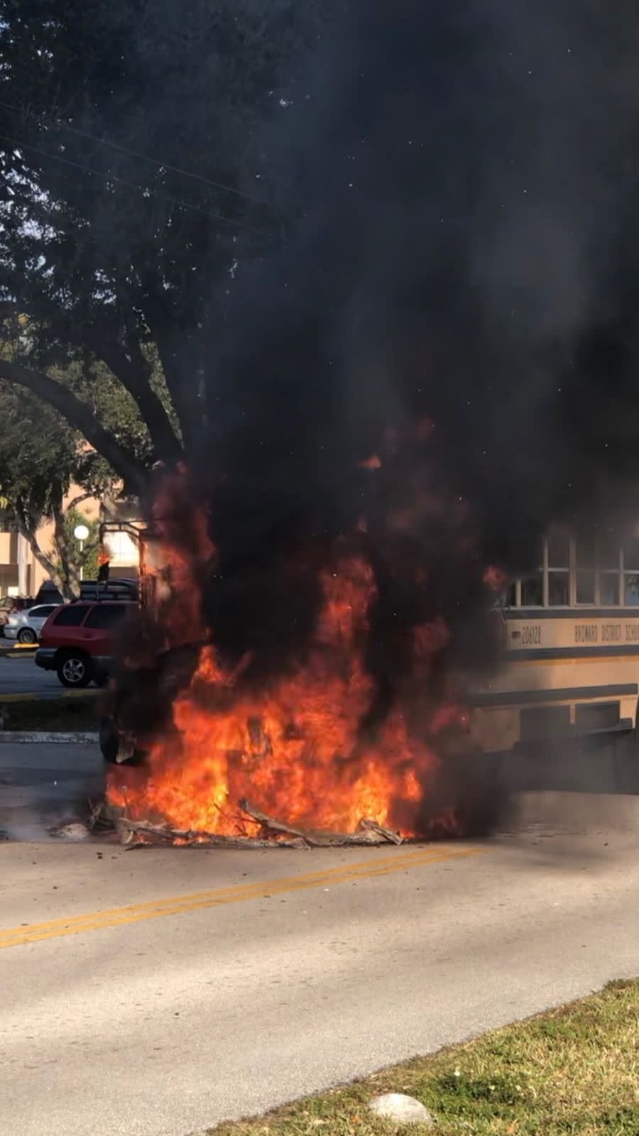 All 16 children were rescued before the fire burst into flames. (Photo Courtesy of Tamarac Fire Rescue)