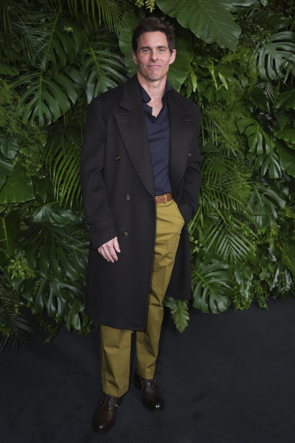 James Marsden arrives at Chanel's 15th Annual Pre-Oscar Awards Dinner on Saturday, March 9, 2024, at the Beverly Hills Hotel in Los Angeles. (Photo by Jordan Strauss/Invision/AP)