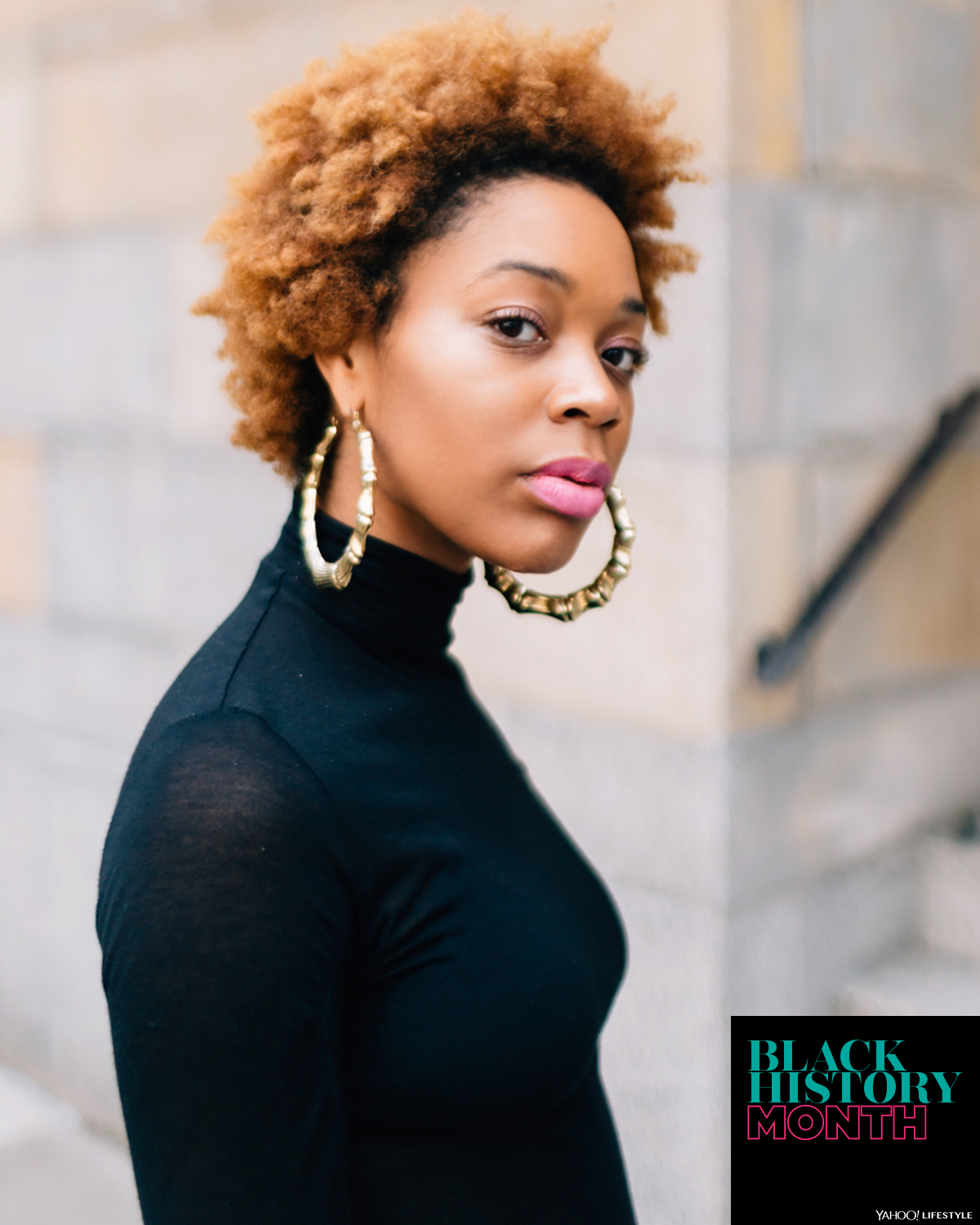 Robyn Mowatt grew up feeling like “the other” because of the way people responded to her physical features. (Photo: <a href="https://www.instagram.com/mark.c/?hl=en" rel="nofollow noopener" target="_blank" data-ylk="slk:Mark Clennon;elm:context_link;itc:0;sec:content-canvas" class="link ">Mark Clennon</a>, art by Quinn Lemmers for Yahoo Lifestyle)