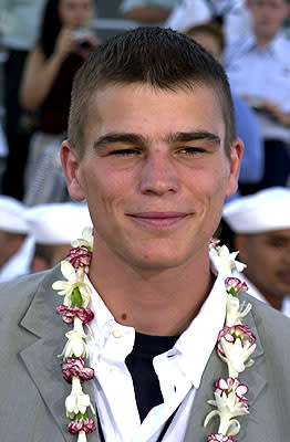 Josh Hartnett aboard the USS John C. Stennis at the Honolulu, Hawaii premiere of Touchstone Pictures' Pearl Harbor