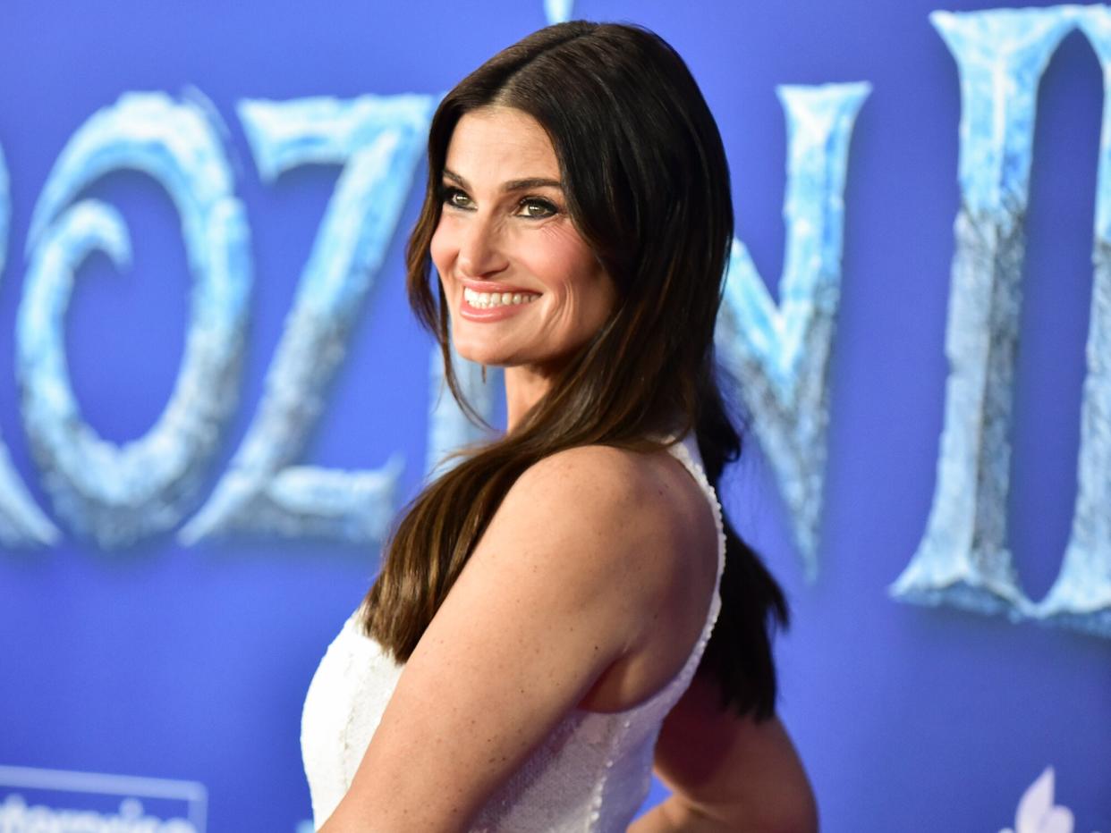 Idina Menzel attends the Premiere of Disney's "Frozen 2" at Dolby Theatre on November 07, 2019 in Hollywood, California