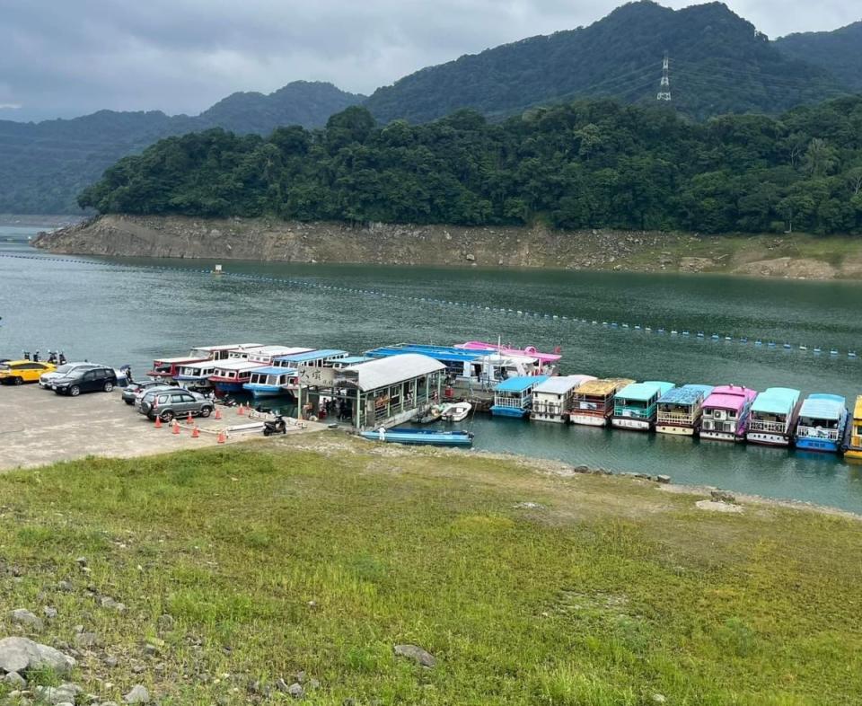 石門水庫蓄水率只有三成五，讓桃園水情燈號維持綠燈。（圖：北水分署提供）