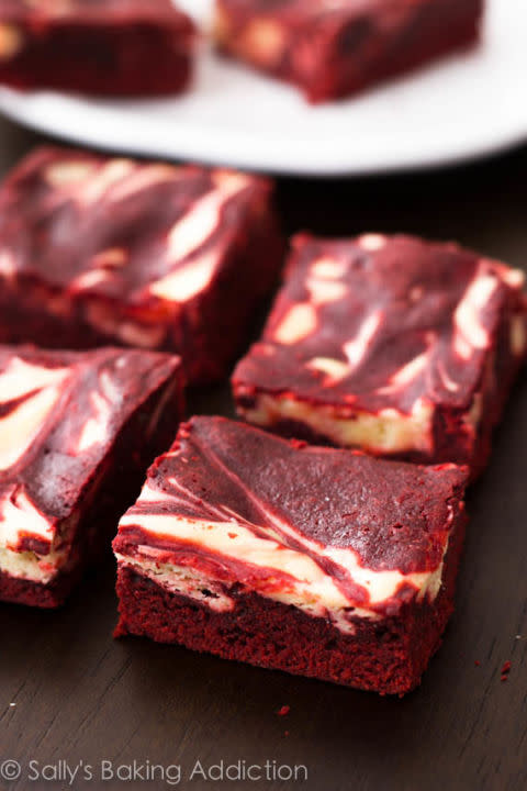 Red Velvet Cheesecake Brownies