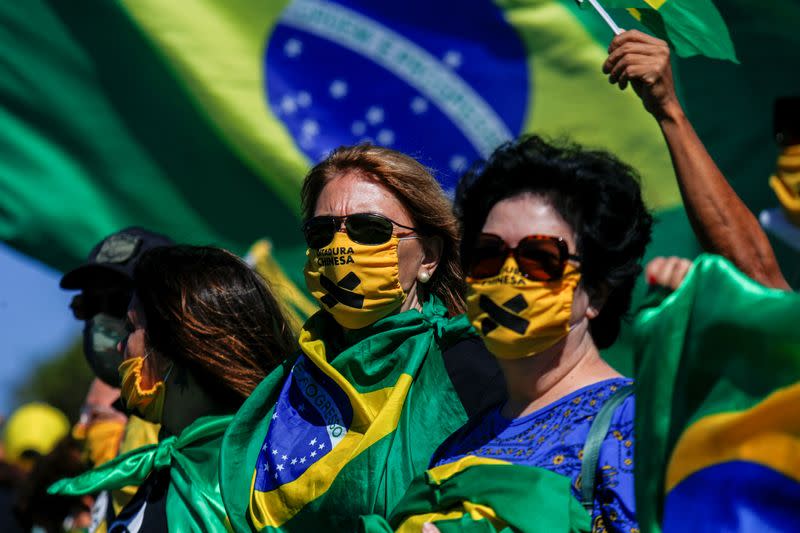 Protest against the Brazilian Supreme Federal Court in Brasilia