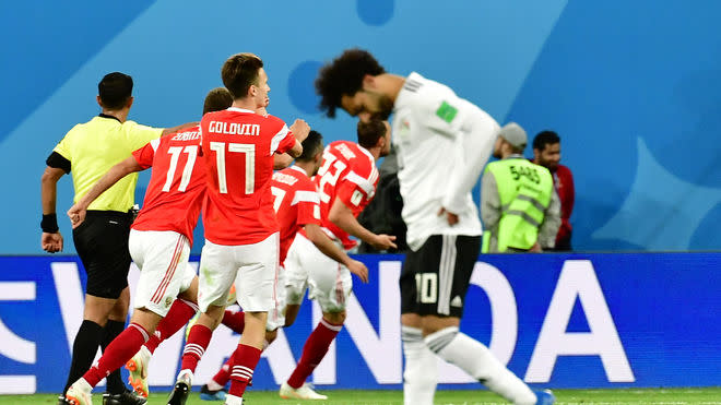 Russland feierte im zweiten Spiel seinen zweiten Sieg - Mo Salah steht vor dem Aus