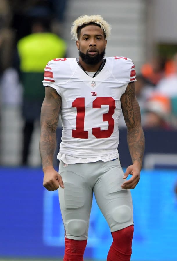 Odell Beckham Giants: Watch Him Score a Touchdown