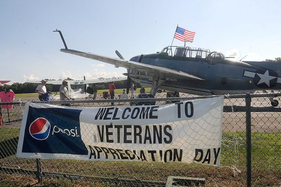 Military aircraft will be on display at Saturday's Veterans Appreciation Day at the Ashland County Airport.