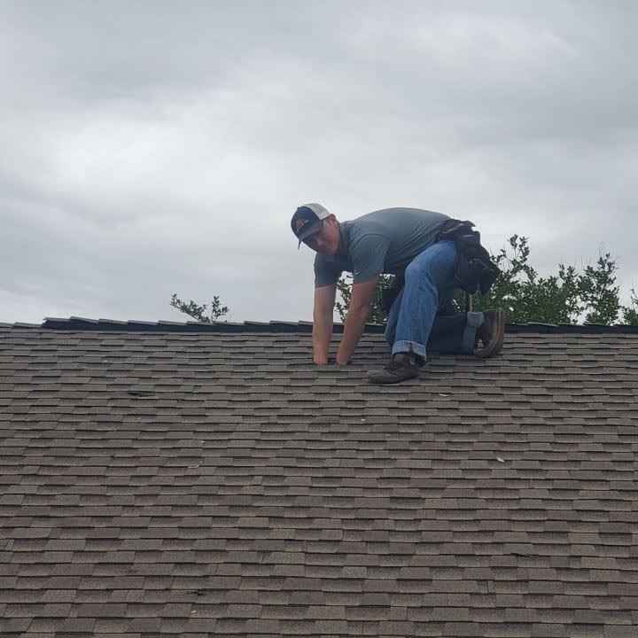 Hail damage in Johnson City, Texas from storms that happened May 9, 2024. (Photo credit: Christopher Collins)