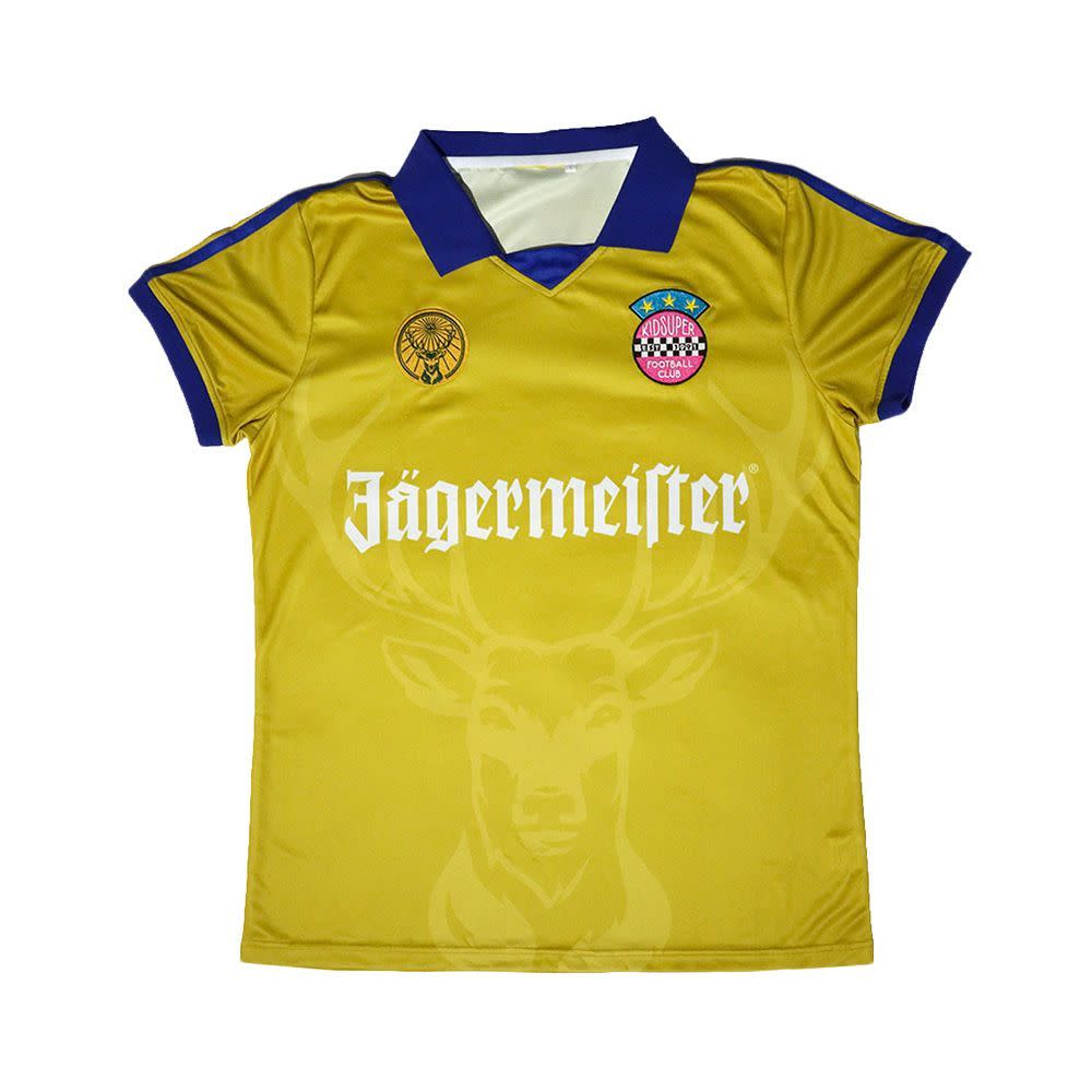 <p><a href="https://shop.jagermeister.com/products/soccer-jersey" rel="nofollow noopener" target="_blank" data-ylk="slk:Shop Now;elm:context_link;itc:0;sec:content-canvas" class="link rapid-noclick-resp">Shop Now</a></p><p>Soccer Jersey</p><p>jagermeister.com</p><p>$74.99</p>