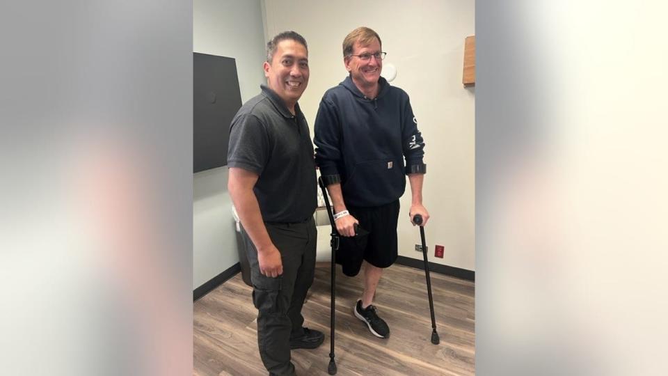 <div>Ronald "Ron" Feliciano is a physical therapist and amputation coordinator at SF VA Health Care -who has worked with Douglas "Doug" Mayo</div> <strong>(Alice Wertz)</strong>