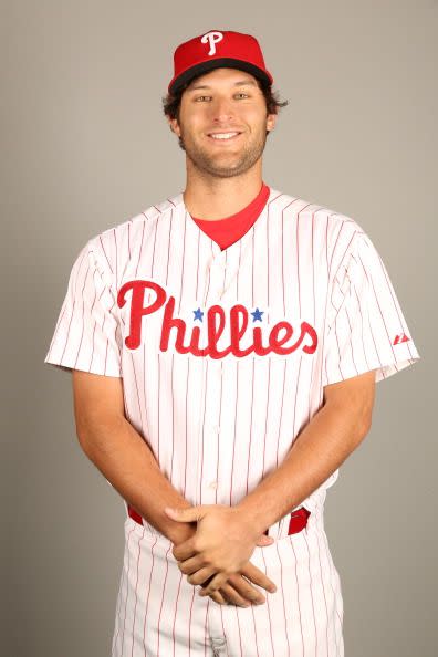 <p>Phillies baseball player Schwimmer has complete heterochromia, with one blue and one hazel eye.</p>