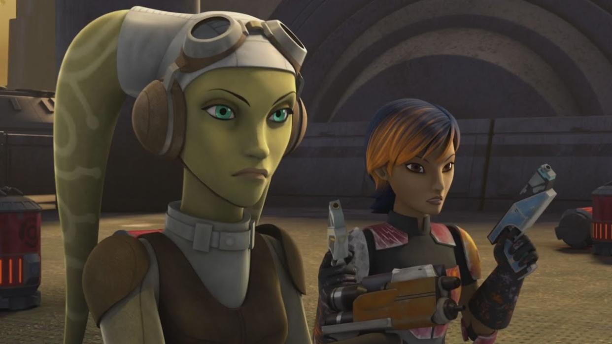  Hera and Sabine in Star Wars Rebels 