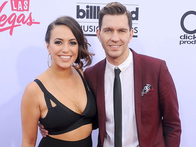 <p>Gregg DeGuire/WireImage</p> Andy Grammer and Aijia Lise arrive at the 2015 Billboard Music Awards on May 17, 2015 in Las Vegas, Nevada.