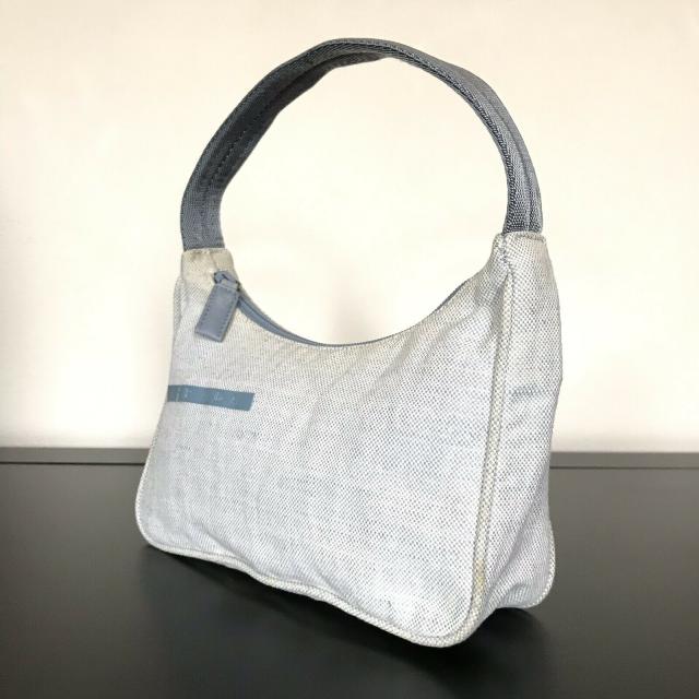 Prada Vintage Canvas Hobo Hand Bag