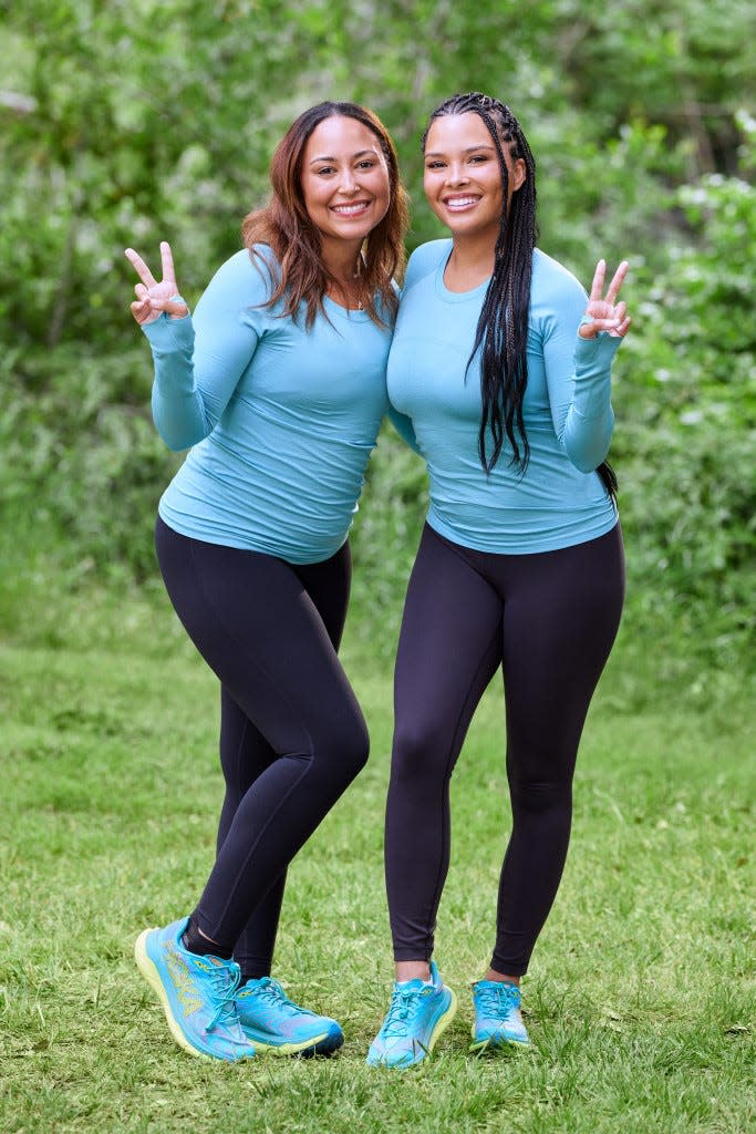 Sisters Morgan (left) and Lena Franklin credit their active upbringing west of Boca Raton for preparing them for the reality TV show 'Amazing Race' long before they applied. The say their involvement in outdoor sports such as softball, tennis, swimming, wakeboarding, biking, and rollerblading kept them physically fit and taught them endurance in extreme heat and humidity and inclement weather conditions, which they did encounter in some of the destinations the race took them to.