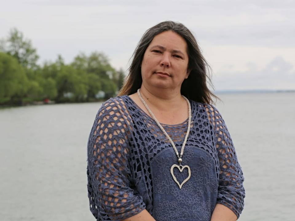 As the months passed in 2020, Cheryl-Anne Labrador-Summers struggled to figure out why she kept experiencing unexplained stomach cramps, as she couldn't get an in-person appointment during the pandemic. Early the following year, she learned she had cancer. (Ousama Farag/CBC News - image credit)