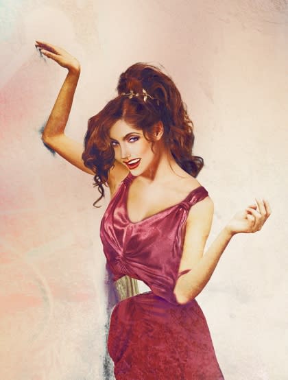 Megara from "Hercules" looks like she's up to no good. Perhaps because she had to work for Hades.