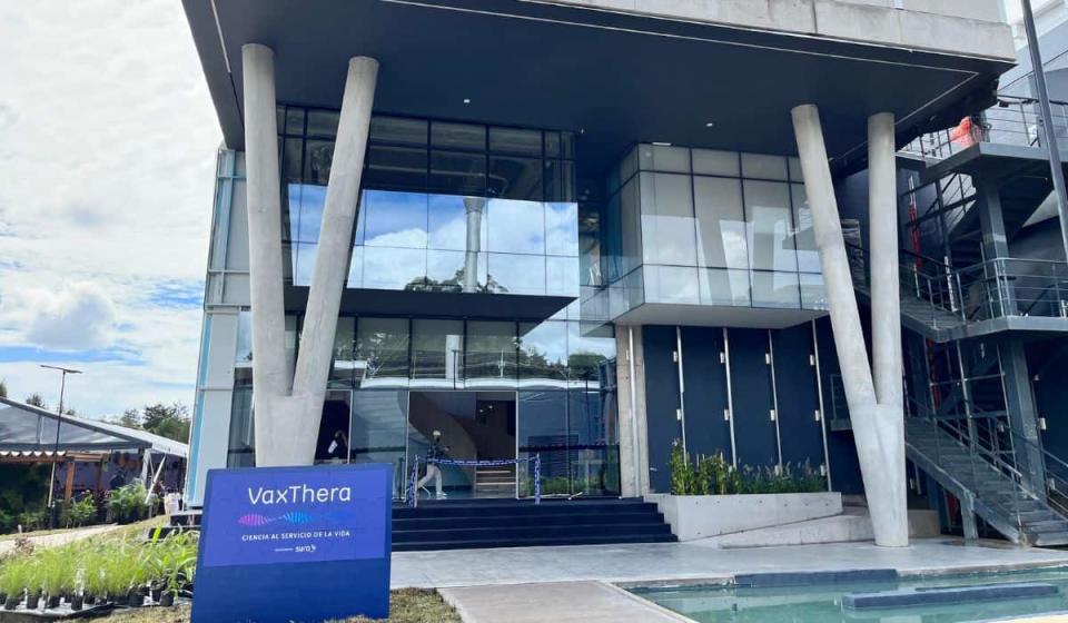 Edificio de envasado y terminado de VaxThera, la planta colombiana de vacunas. Foto: Valora Analitik