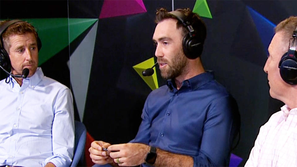 Glenn Maxwell has gone into detail about the horrific injury he is still recovering from. Pic: Fox Sports