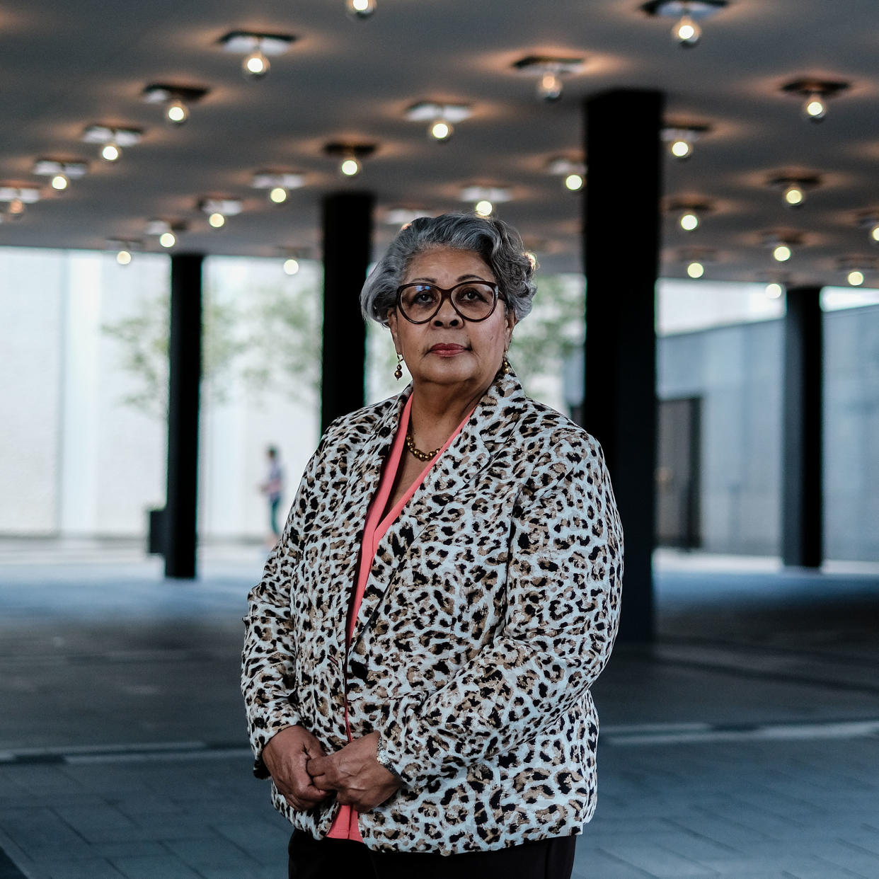 Representative Senfronia Thompson stands for a portrait in Washington on July, 16, 2021.