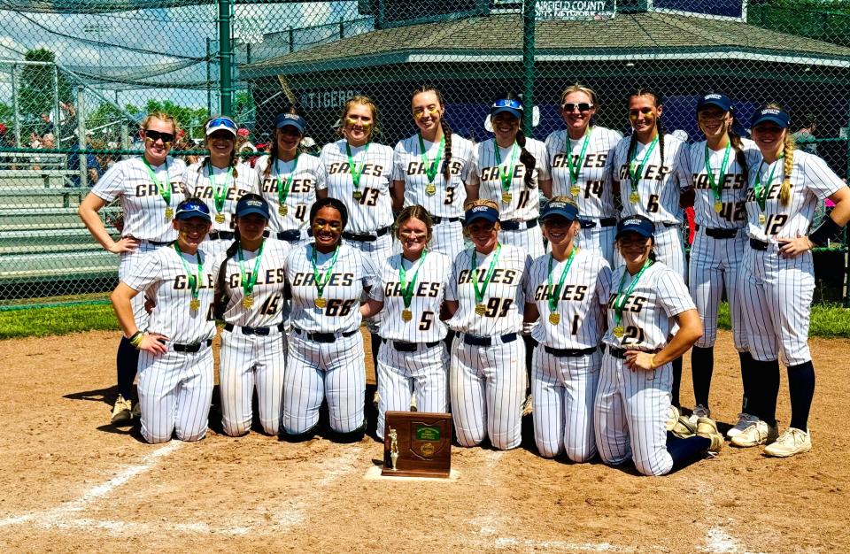 The Lancaster softball team defeated Olentangy Liberty 2-0 on Saturday at Pickerington Central to win their third Central District Division I district championship in the last three years.