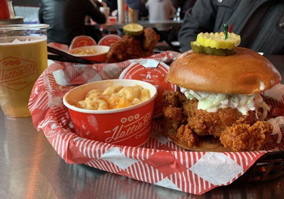 Tennessee: Hot Chicken Sandwich, Hattie B’s (Nashville)