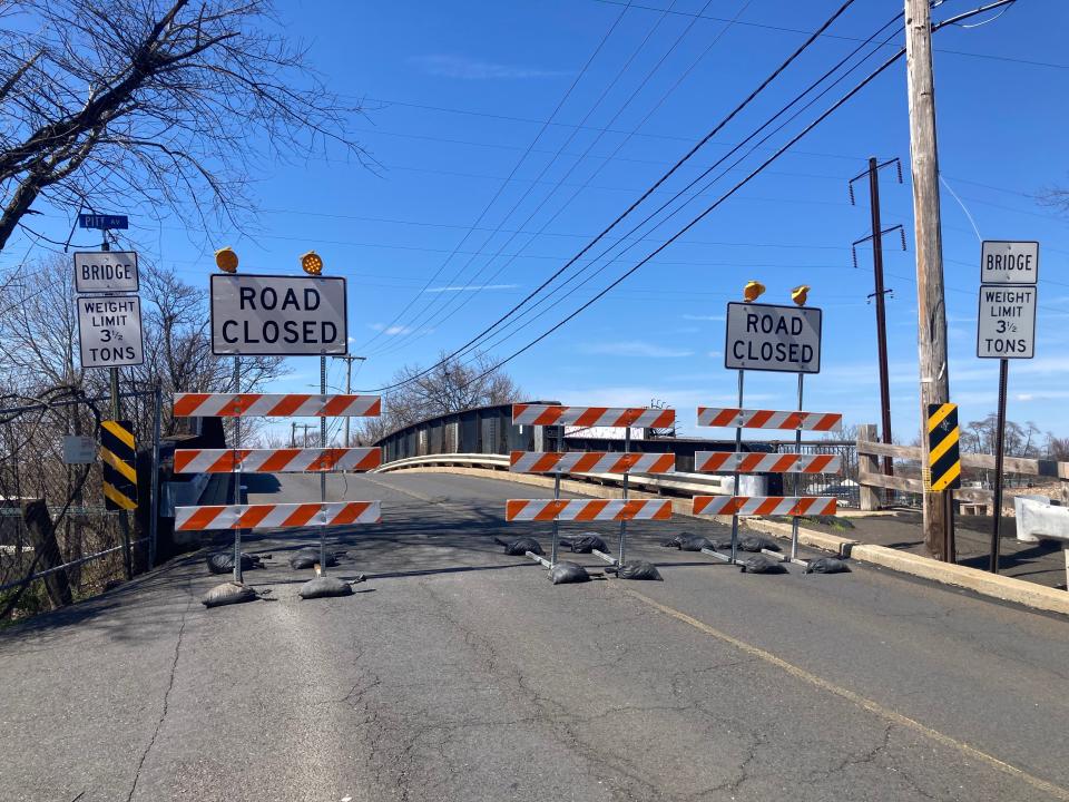 The Edgely bridge was closed Feb. 23 after concrete chunks fell from the crumbling structure and struck a CSX freight train. The bridge, built in 1919, will have to be replaced, and Bristol Township has applied for a $25 million federal RAISE grant for demo and construction, said Bristol Township Manager Randee Elton.