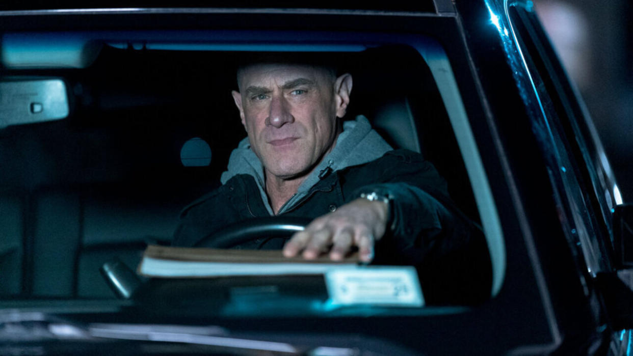  Stabler on a stakeout in Law & Order: Organized Crime Season 3 