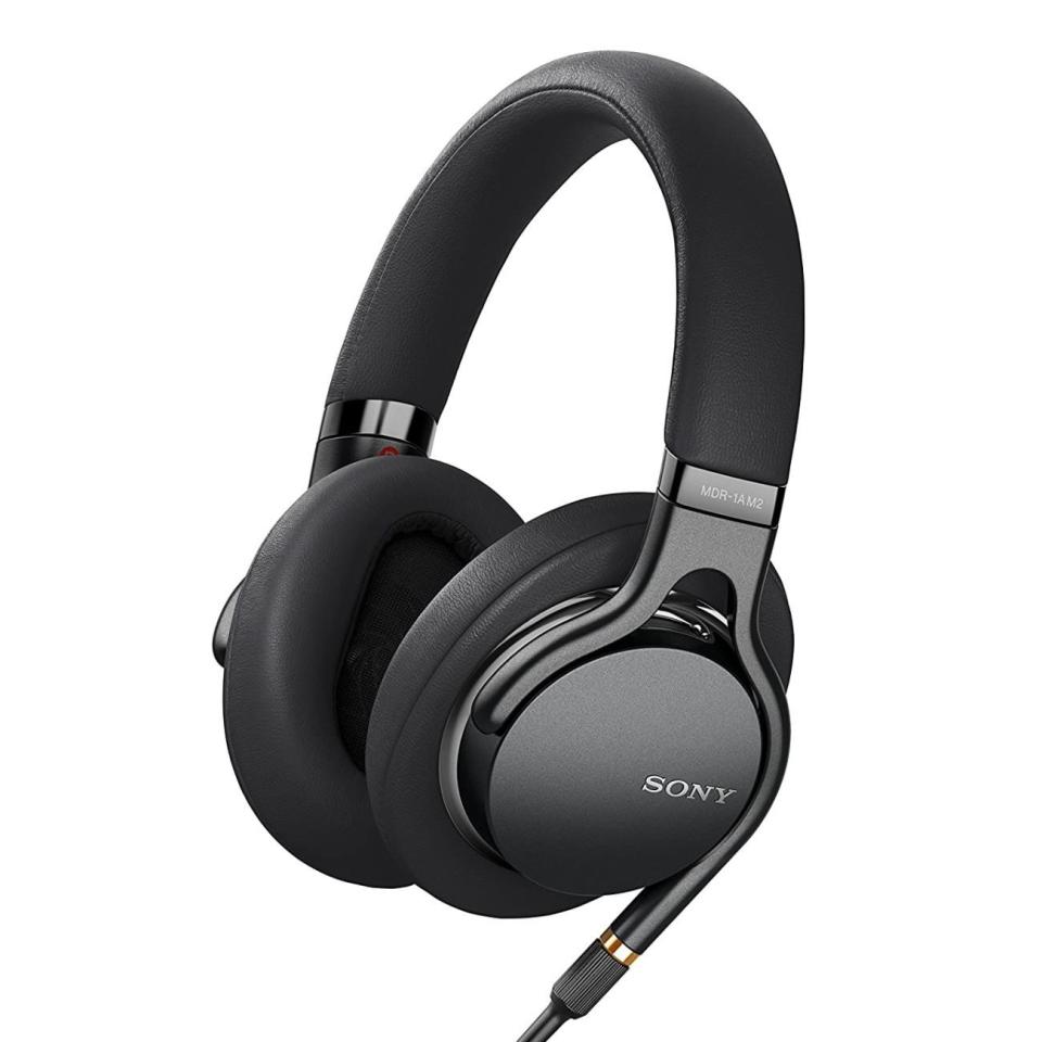 <p><strong>Sony</strong></p><p>amazon.com</p><p><strong>$248.00</strong></p><p><a href="https://www.amazon.com/dp/B07BCBT3KC?tag=syn-yahoo-20&ascsubtag=%5Bartid%7C2089.g.37144914%5Bsrc%7Cyahoo-us" rel="nofollow noopener" target="_blank" data-ylk="slk:Shop Now;elm:context_link;itc:0;sec:content-canvas" class="link ">Shop Now</a></p><p><strong>Key Features</strong> </p><ul><li>40-millimeter audio drivers with Hi-Res Audio support </li><li>Bundled audio cables with a standard and balanced connector</li><li>Soft storage case</li></ul><p>The Sony MDR-1AM2 headphones are our favorite wired option for most buyers, and well worth their hefty $300 sticker. The over-ear cans can deliver a detail-rich sound that similarly- and higher-priced wireless offerings can’t match. Sony has also made these headphones incredibly lightweight and comfortable. </p><p>If you're looking for an even better-wired sound and are on a more flexible budget, consider the bulkier <a href="https://www.amazon.com/dp/B07G7LZNTW?tag=syn-yahoo-20&ascsubtag=%5Bartid%7C2089.g.37144914%5Bsrc%7Cyahoo-us" rel="nofollow noopener" target="_blank" data-ylk="slk:Sony MDR-Z7M2;elm:context_link;itc:0;sec:content-canvas" class="link ">Sony MDR-Z7M2</a> headphones instead. The <a href="https://www.amazon.com/dp/B01KOE8DKU?tag=syn-yahoo-20&ascsubtag=%5Bartid%7C2089.g.37144914%5Bsrc%7Cyahoo-us" rel="nofollow noopener" target="_blank" data-ylk="slk:MDR-Z1R headphones;elm:context_link;itc:0;sec:content-canvas" class="link ">MDR-Z1R headphones</a>, on the other hand, are Sony’s priciest and best-sounding offering worth your attention.</p>