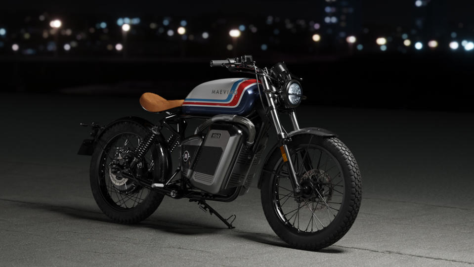 The Maeving RM1S electric motorcycle.