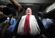 RNPS - PICTURES OF THE YEAR 2013 - Toronto Mayor Rob Ford responds to the Toronto police investigation dubbed "Project Brazen 2" to the media at City Hall in Toronto, October 31, 2013. Ford, a player in a video that police say matches one that allegedly shows him smoking crack cocaine, said then that he had no reason to resign. REUTERS/Mark Blinch (CANADA - Tags: POLITICS CRIME LAW DRUGS SOCIETY TPX)