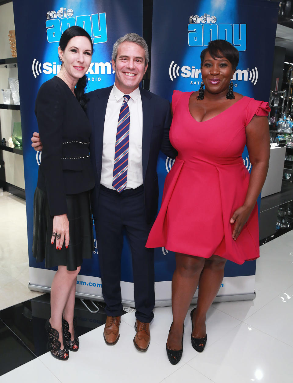 Jill Kargman, Andy Cohen and Bevy Smith