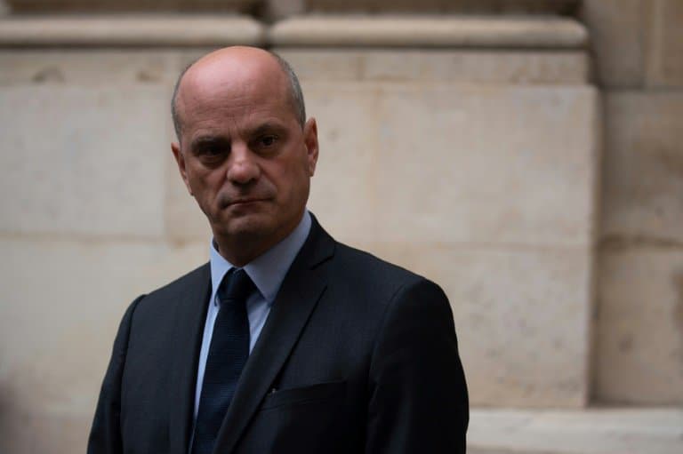 Le ministre de l'Education Jean-Michel Blanquer, le 17 octobre 2020 à Paris - ABDULMONAM EASSA © 2019 AFP