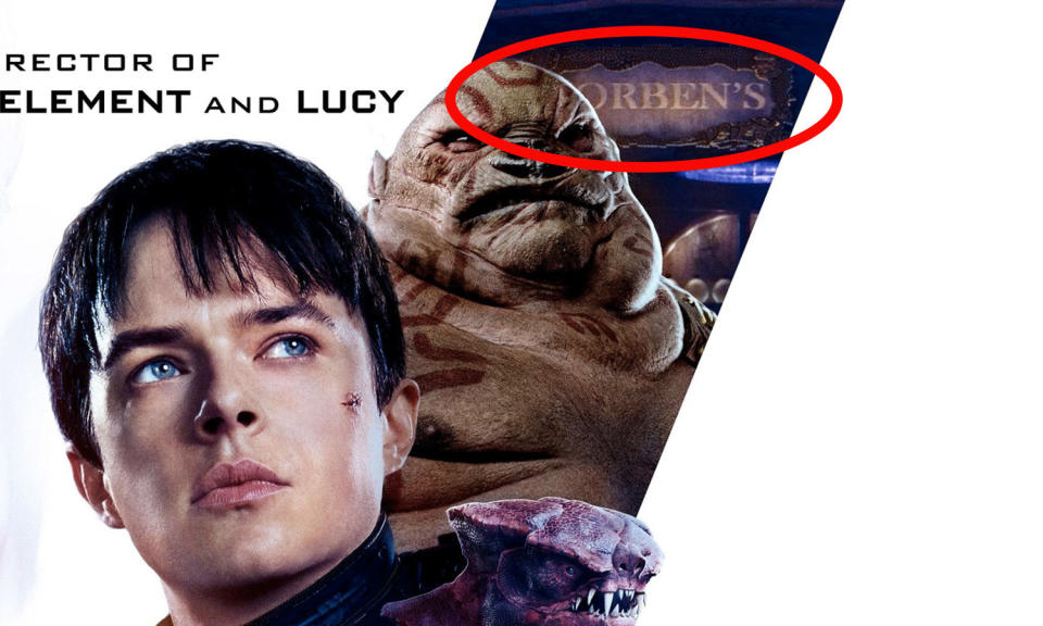 This Easter egg even made it onto the poster for Valerian.