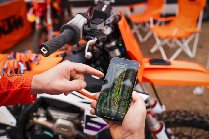 KTM Connectivity Unit Offroad performance monitoring on app