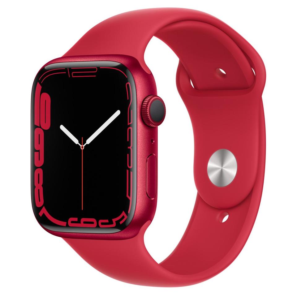 Apple Watch Series 8將有全新的「紅色」，圖為現行(PRODUCT) RED版本。（示意圖／翻攝自蘋果官網）