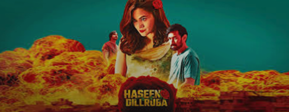 A poster of Haseen Dillruba, now streaming on Netflix. 