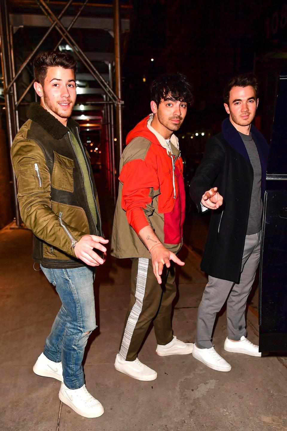 <strong>“[The documentary] was great because we had to have real conversations and not hold back. So for us, it worked out in a good way.”</strong> — <a href="https://people.com/music/jonas-brothers-reunite-things-not-good-when-band-split/" rel="nofollow noopener" target="_blank" data-ylk="slk:Kevin, during a chat with Z100's Elvis Duran;elm:context_link;itc:0;sec:content-canvas" class="link ">Kevin, during a chat with Z100's Elvis Duran</a>