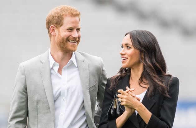 The Duke and Duchess of Sussex are headed to the NAACP Image Awards on Saturday.  (Photo: Samir Hussein via Getty Images)