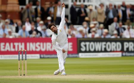 Britain Cricket - England v Pakistan - First Test - Lord’s - 15/7/16 Pakistan's Mohammad Amir in action Action Images via Reuters / Andrew Boyers Livepic EDITORIAL USE ONLY.
