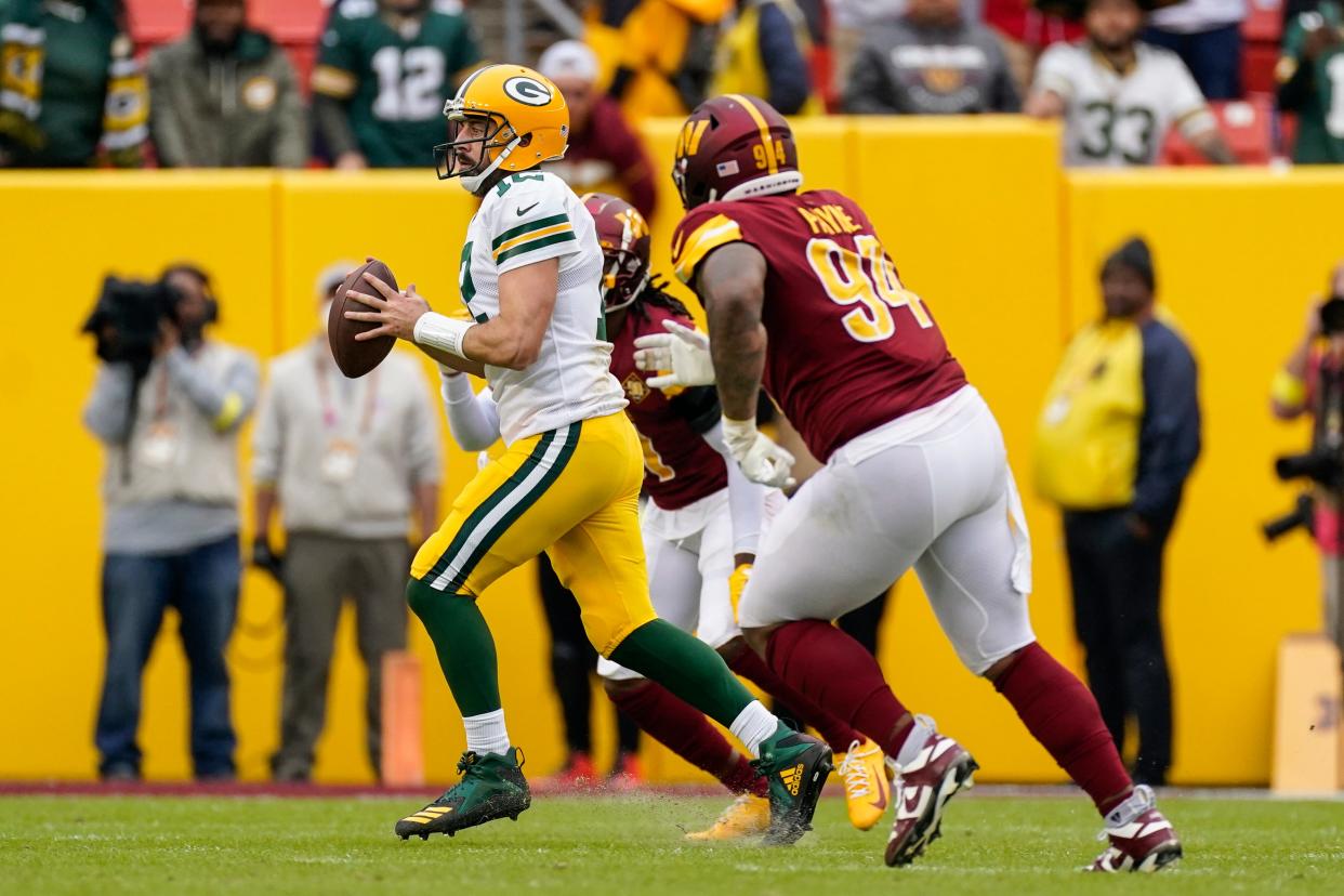 Aaron Rodgers will be starting a game in Orchard Park for just the second time in his career.