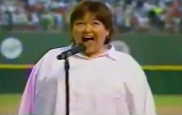 Roseanne was heavily criticised herself for her attempt at the song back in 1990. Source: ESPN