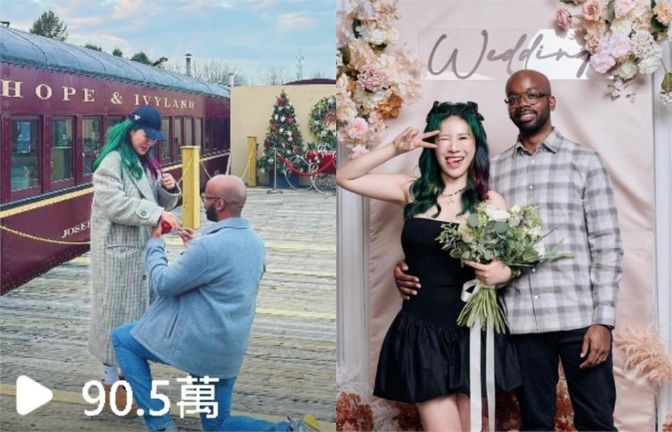 丹妮婊姐曬粉嫩結婚照！黑豹老公正面曝光「1經典造型」粉絲秒猜中職業