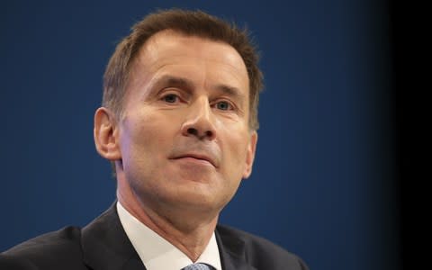 Jeremy Hunt said the package was a 'something for something' deal - Credit: Getty