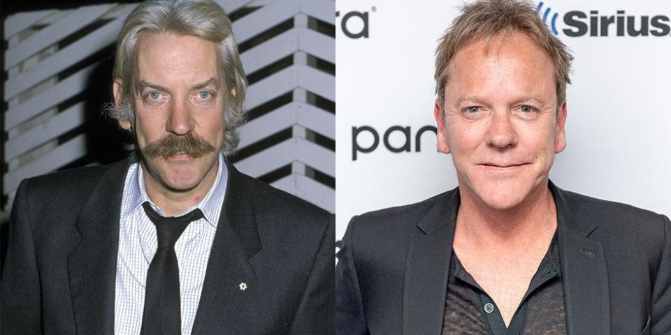 Donald Sutherland and Kiefer Sutherland at 52