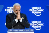 Indian Prime Minister Narendra Modi acknowledged that globalisation is "losing its lustre" but warned new trade walls are not the answer