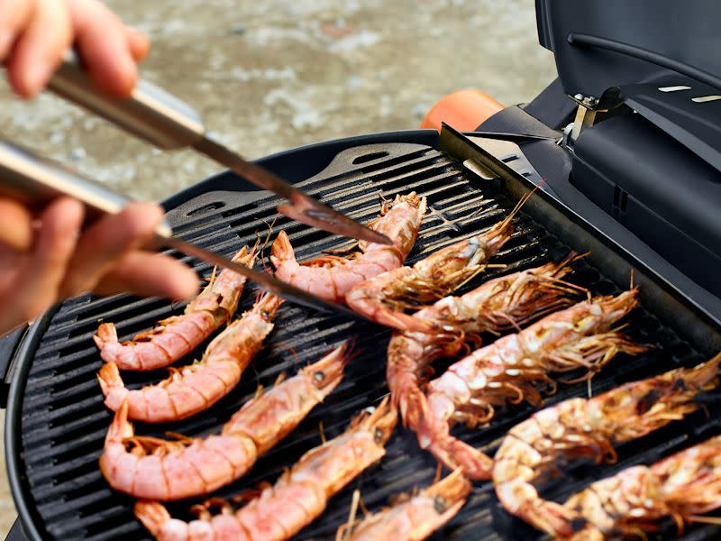 Grilling Shrimp